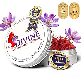获得藏红花(世界排名第一)2 克阿富汗多项获奖神圣治愈藏红花高级。供应有限。