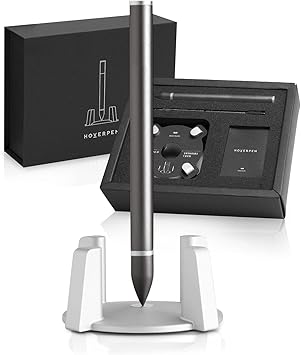 novium Hoverpen - Luxury Pen for Men & Women, Vertically Standing Executive Ballpoint Pen with Top Grade Free-Flowing Ink Refill, Metal Made, Unique Gifts, Luxury Pen for Men, Mens Gifts Ideas