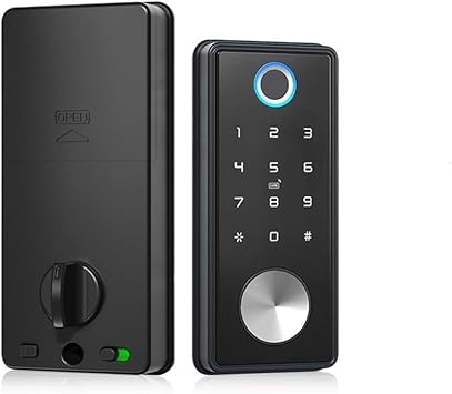 Smart Lock Electronic Deadbolt Door Lock APP Key Digital Lock for Home Office Apartment Hotel School (Color : D) (E)