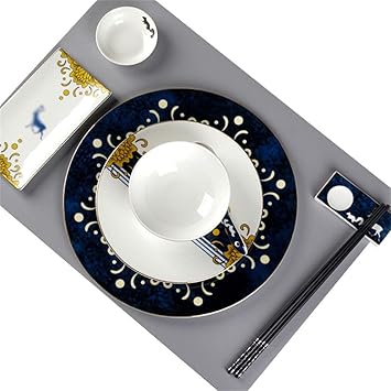 Kitchenware Tableware Kitchen Catering Utensils Bone Dishes Restaurant Bowls And Spoons Set